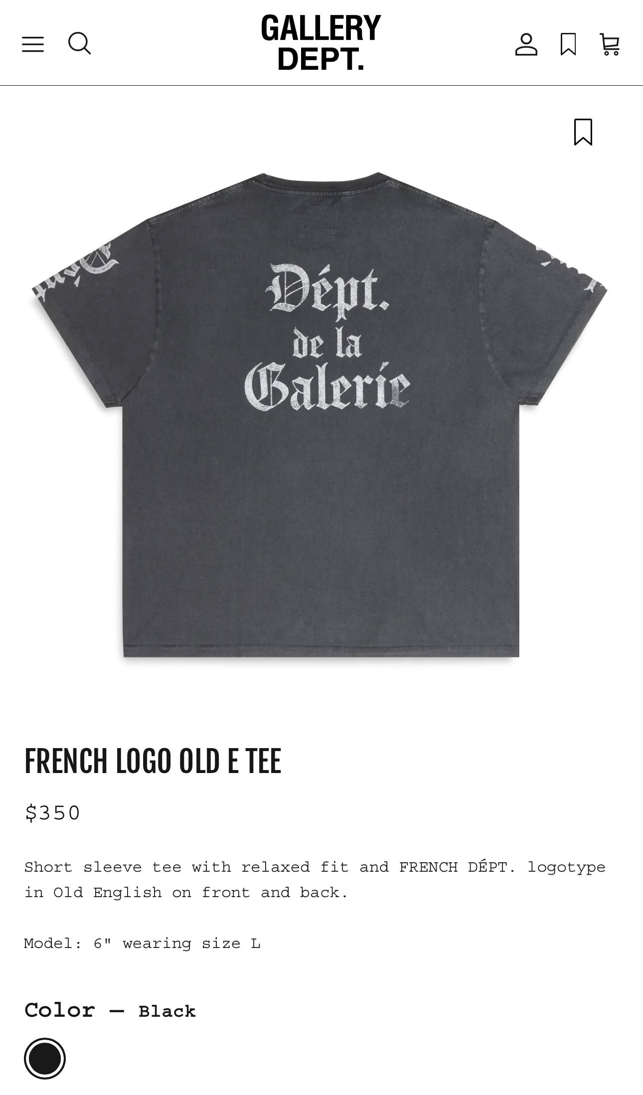 Grey Cotton T-shirt