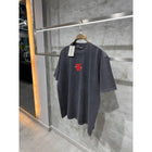 Dark Grey Cotton Oversized T-shirt