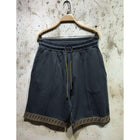 Dark Grey Cotton Shorts