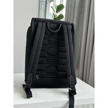 Black Real Leather Backpack