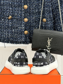 Black Monogram Sneakers