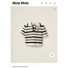 White Knitted Women’s T-Shirt