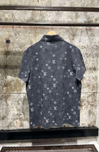 Dark Grey Monogram Polo
