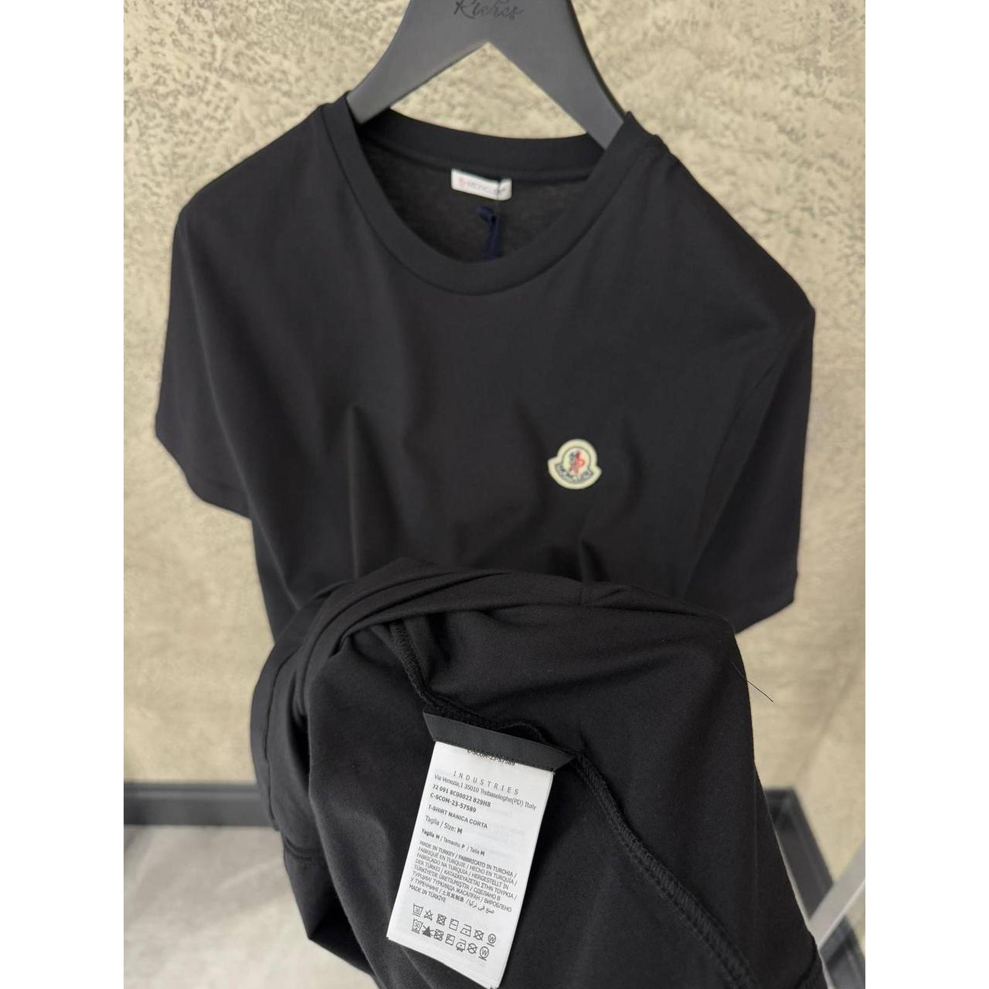 Black Cotton Oversized T-shirt