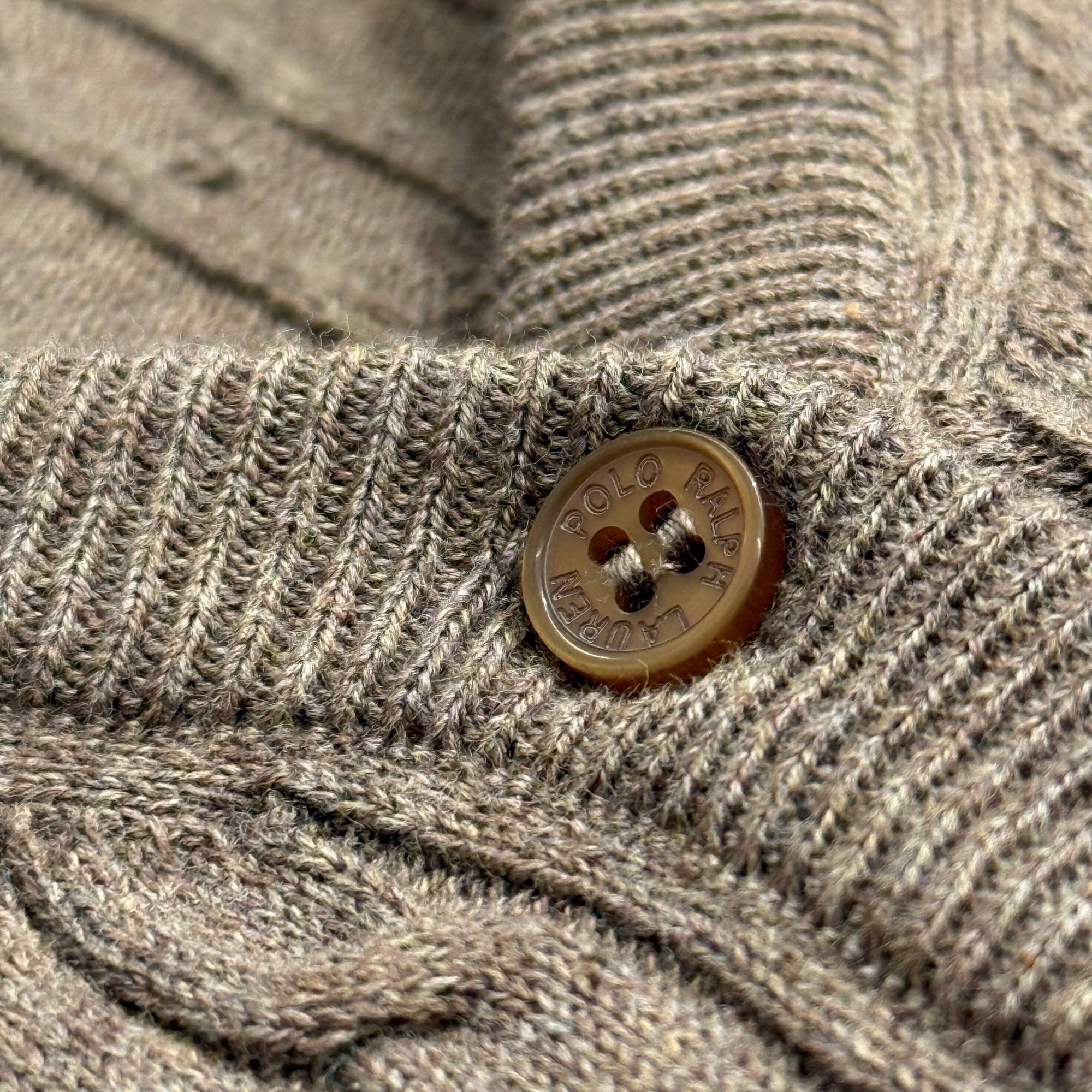 Brown Knitted Women Cardigan