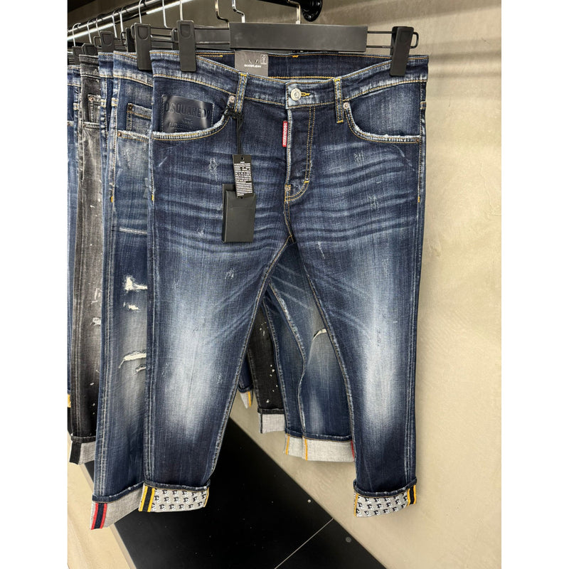 Blue Jeans with Monogram Lining