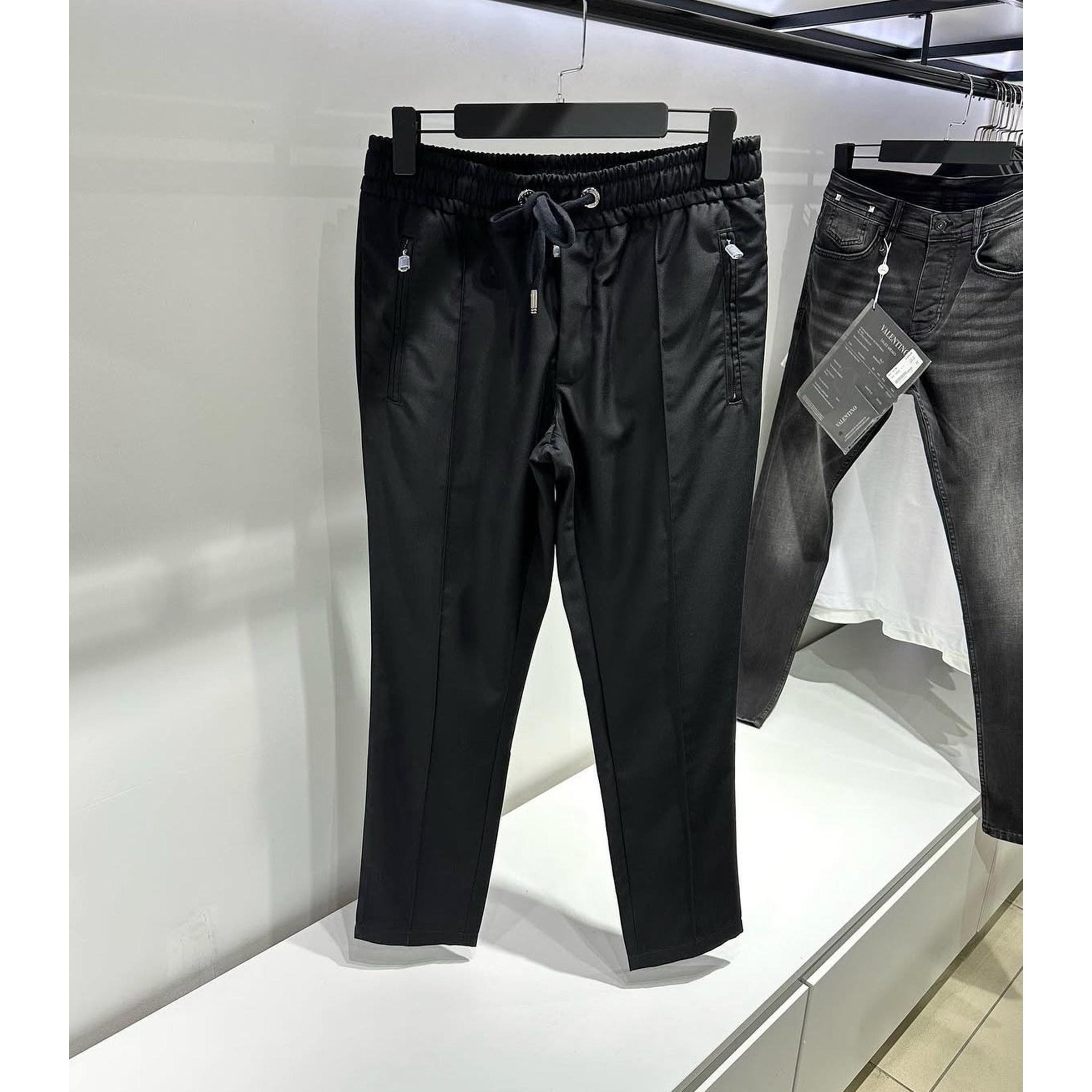 Black Track Pants