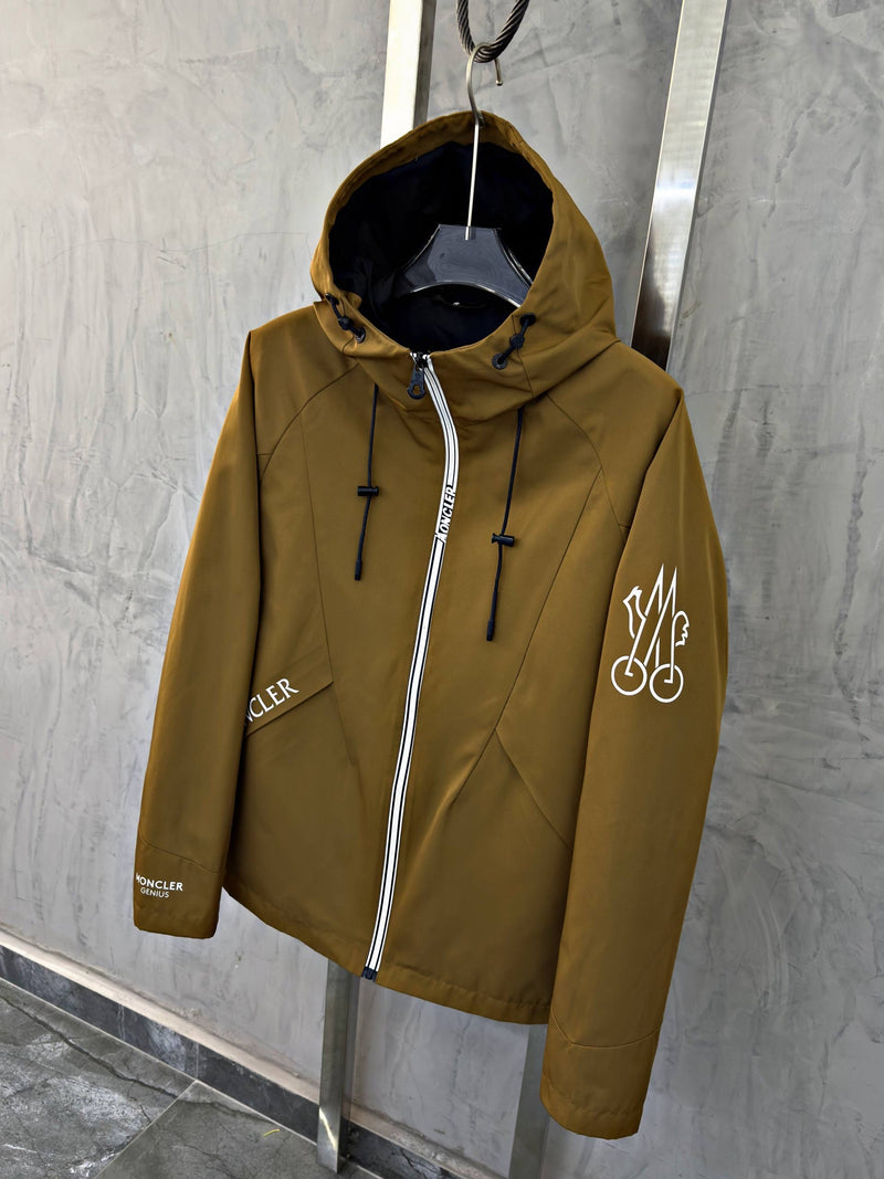 Brown Windbreaker Jacket