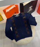 Dark Blue Knitted Women’s Cardigan