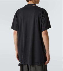 Dark Grey Cotton Oversized T-shirt