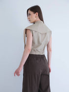 Green Sleeveless Shirt