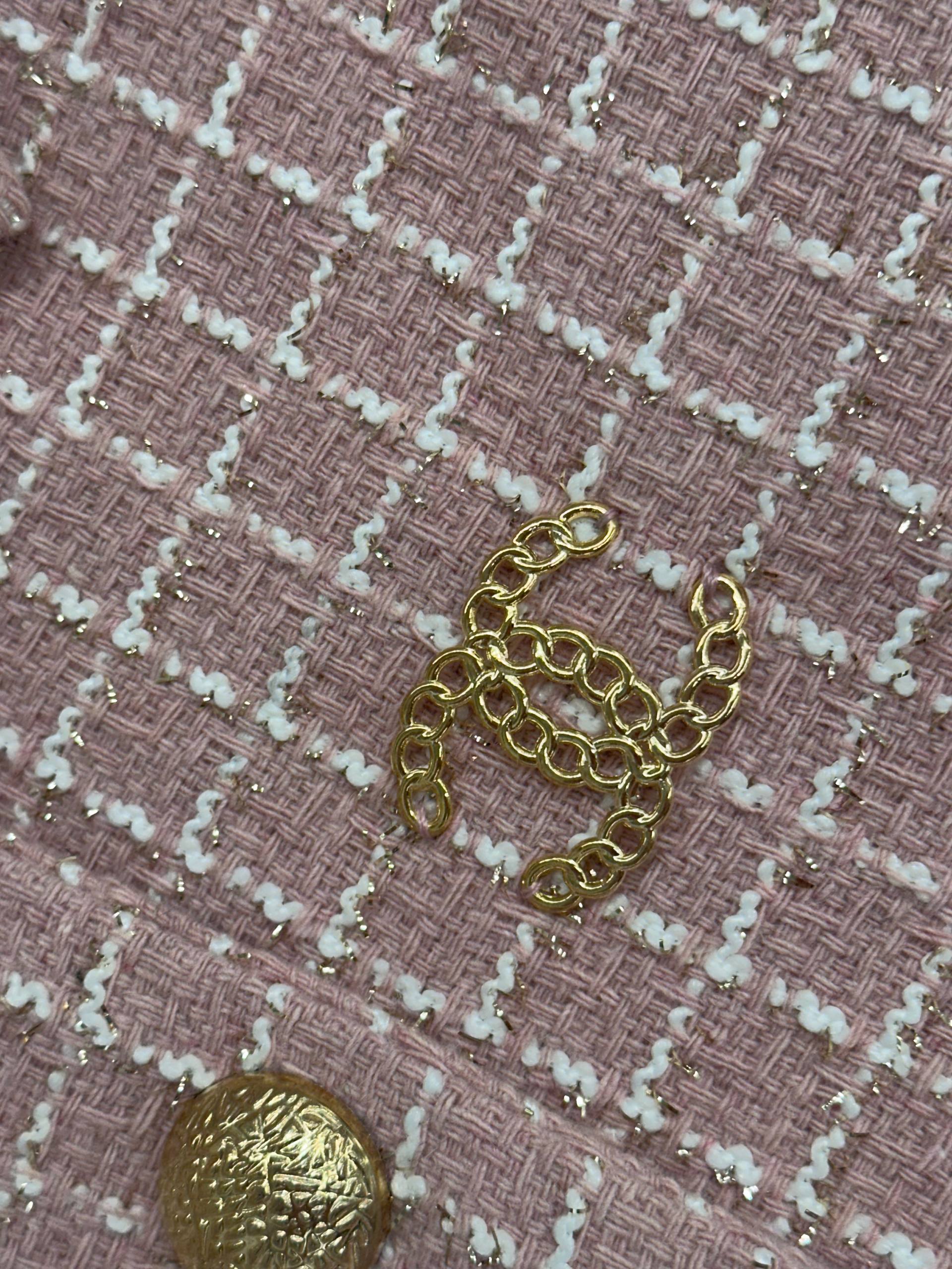 Pink Women Boucle Set