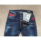Dark Blue Ripped Jeans