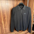 Dark Grey Knitted Sweater