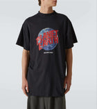 Dark Grey Cotton Oversized T-shirt