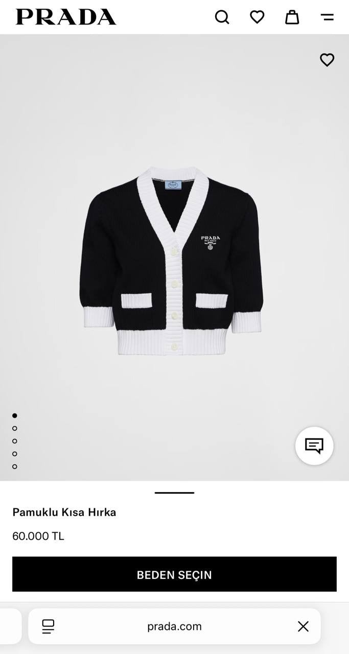 Black Knitted Cardigan