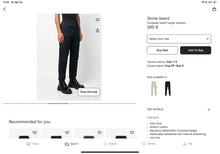 Black & Green Cargo Pants
