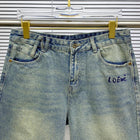 Blue Ripped Shorts