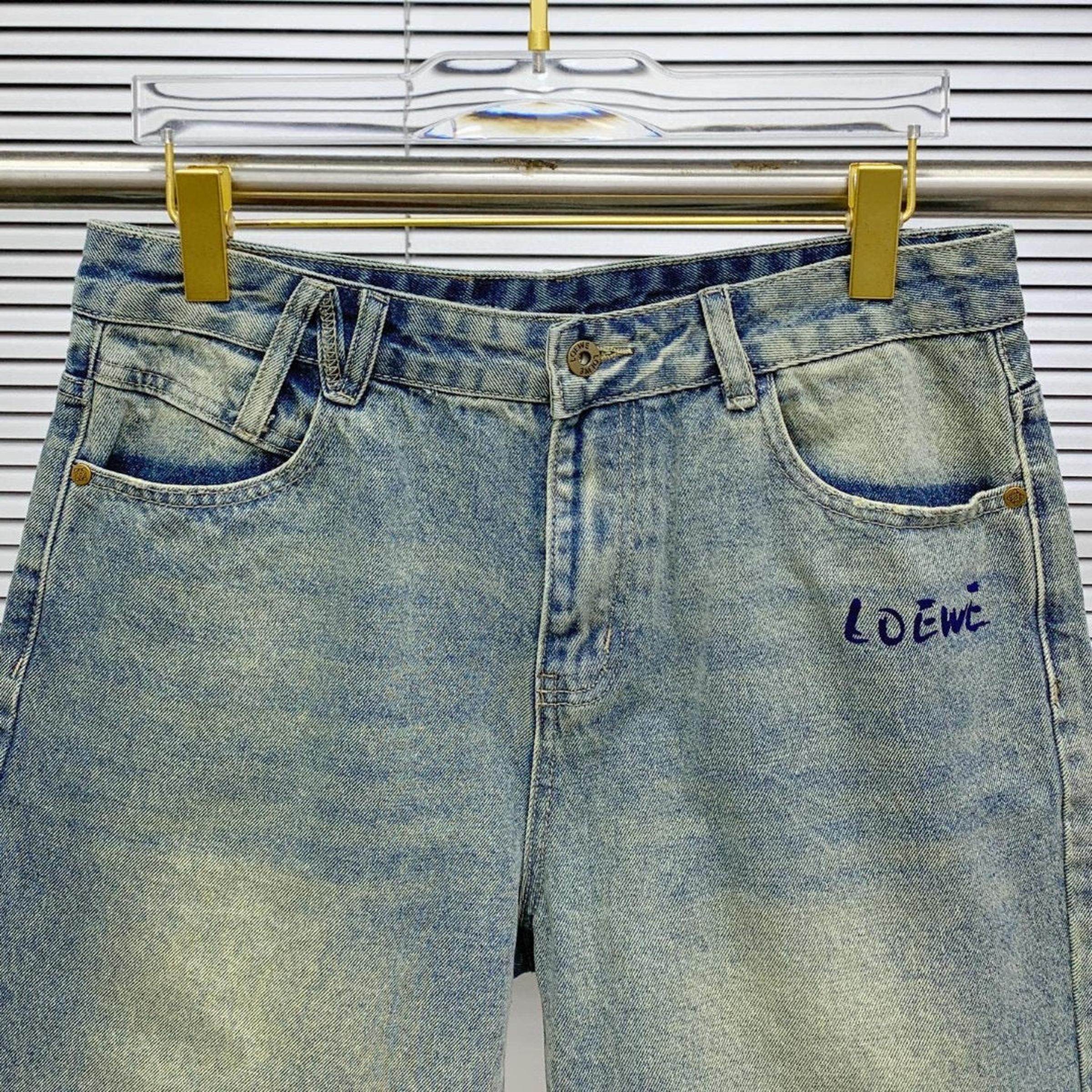 Blue Ripped Shorts