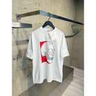 White Oversized T-Shirt with Skull