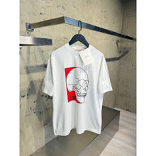 White Oversized T-Shirt with Skull
