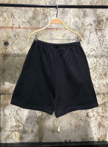 Black Cotton Shorts