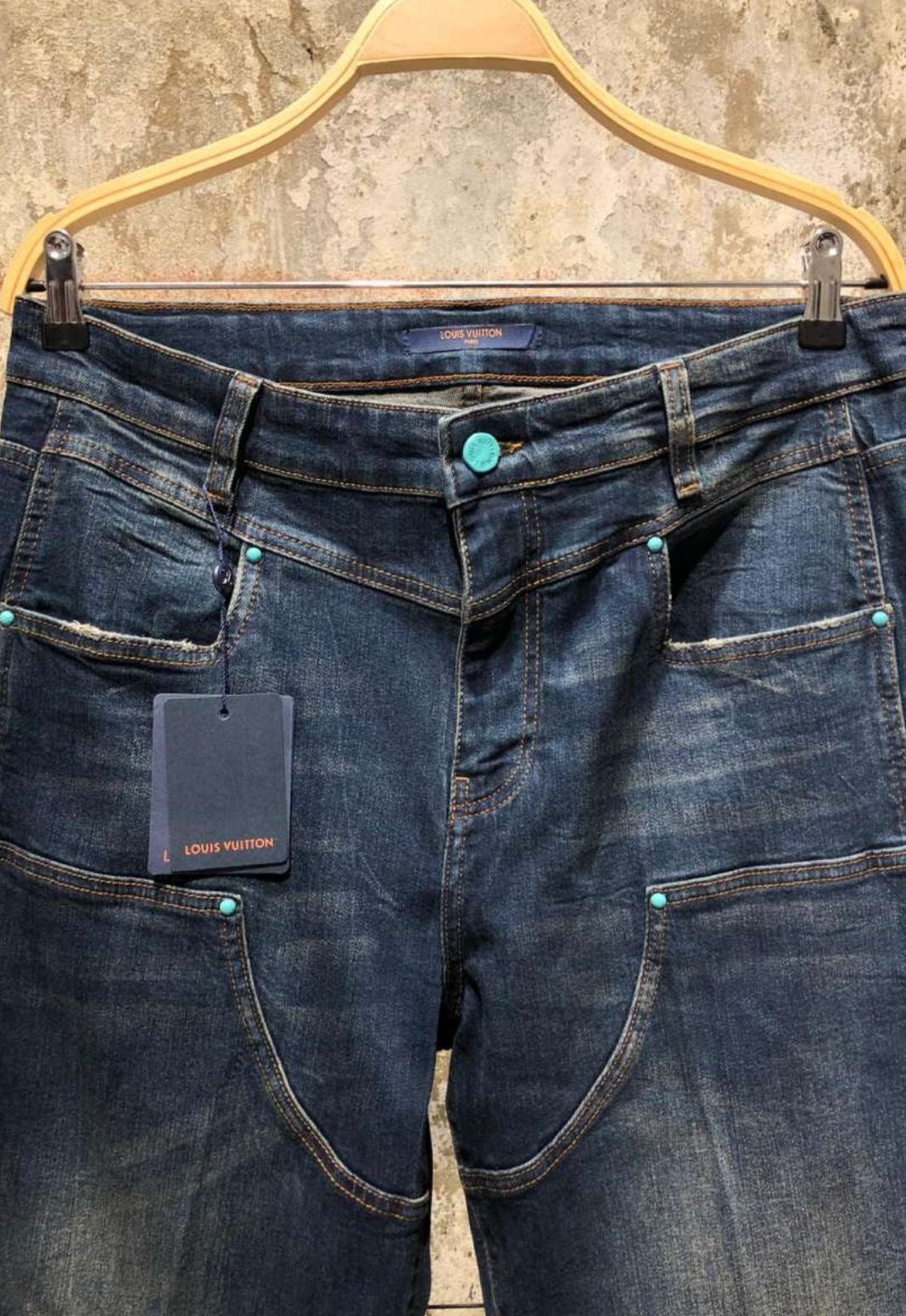 Dark Blue Loose Fit Jeans