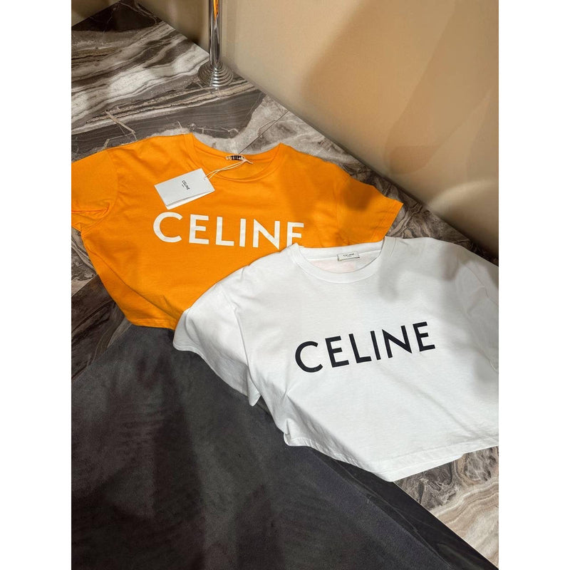 Orange Women Cotton Top