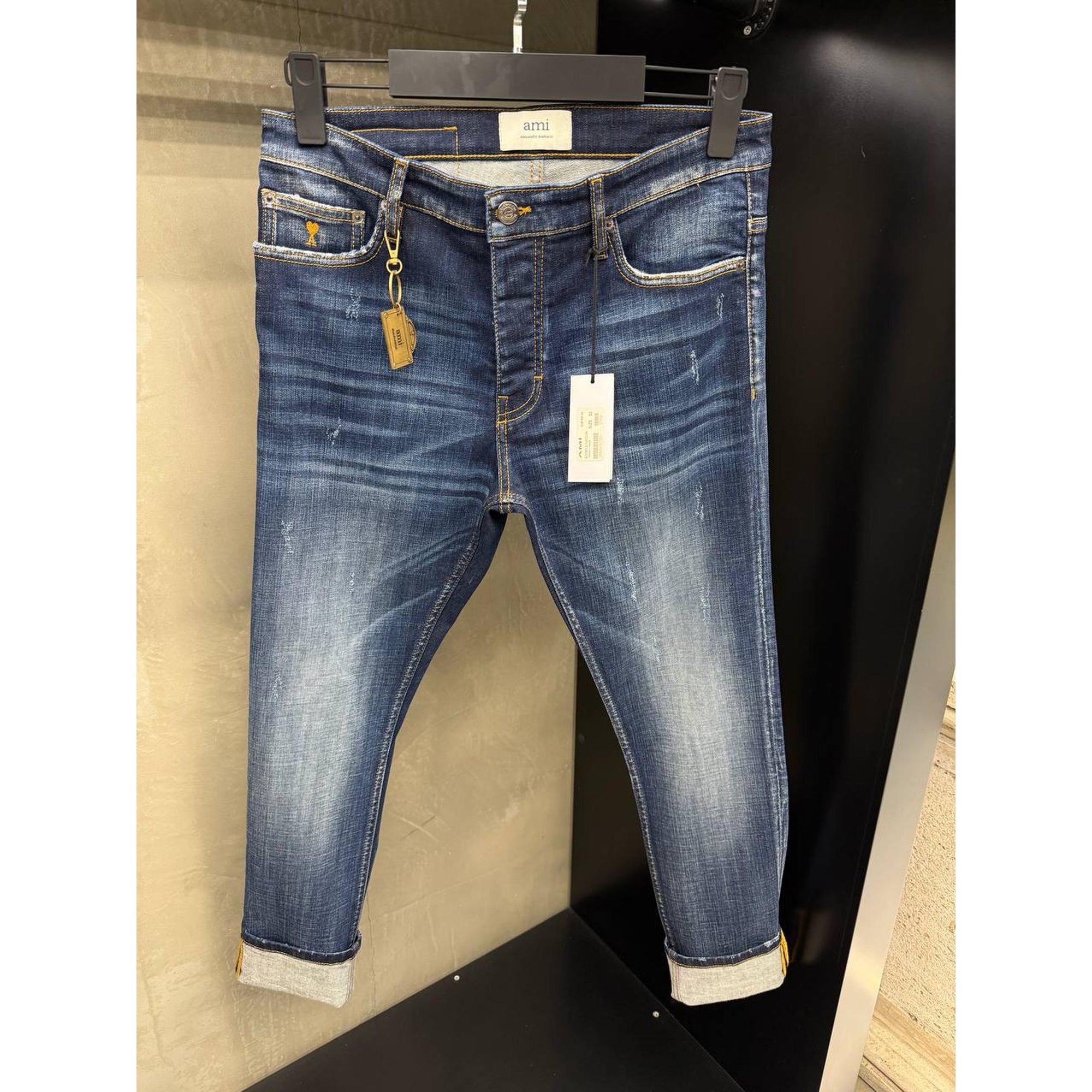 Blue Jeans with Logo