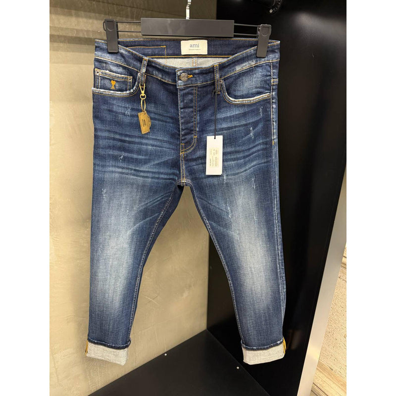 Blue Jeans with Logo