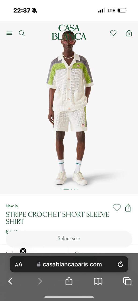 Stripe Crochet Set