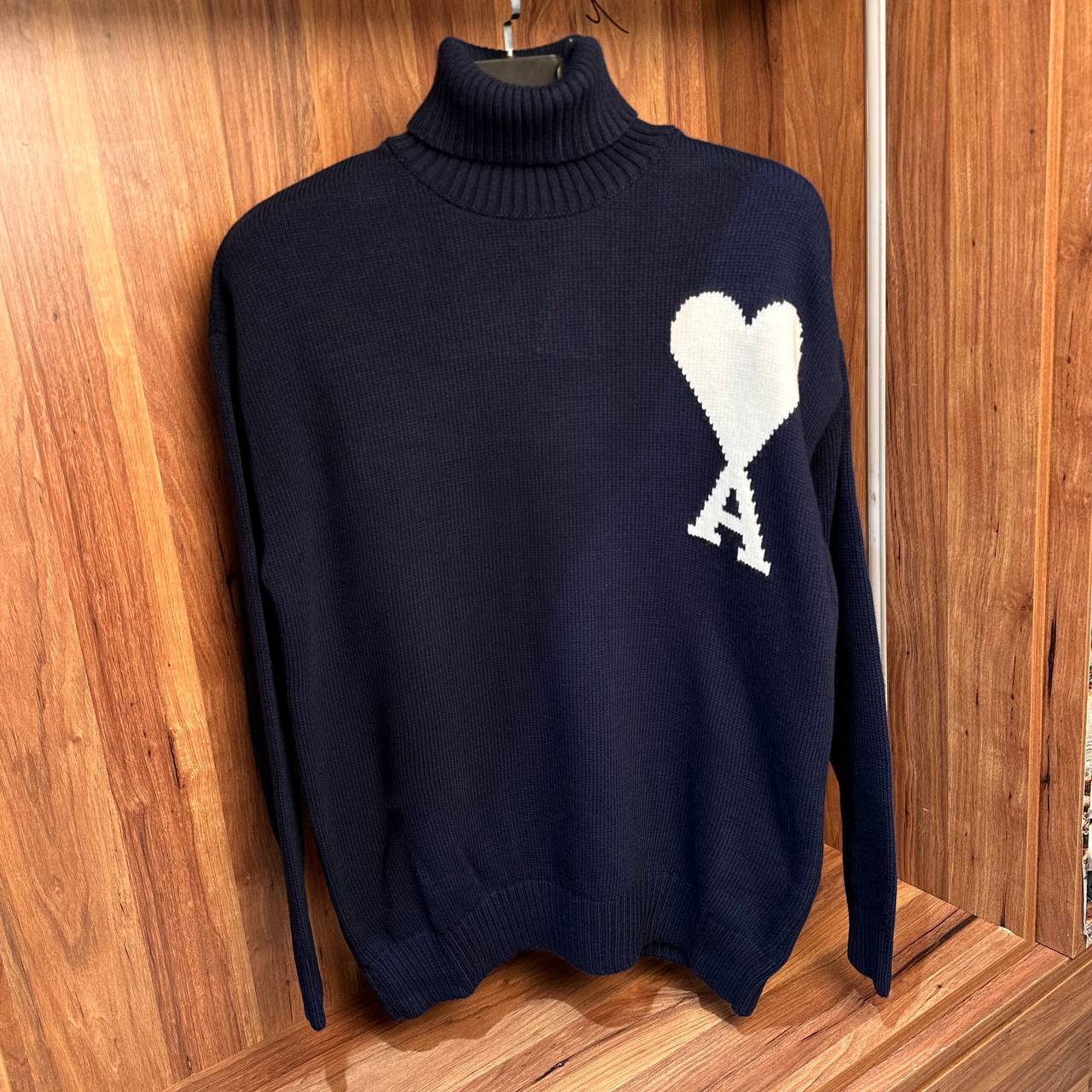 Dark Blue Wool Sweater