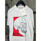 White Oversized T-Shirt with Skull