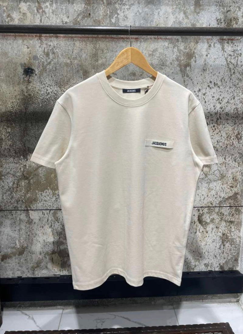 Ecru Cotton T-shirt
