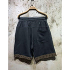 Dark Grey Cotton Shorts