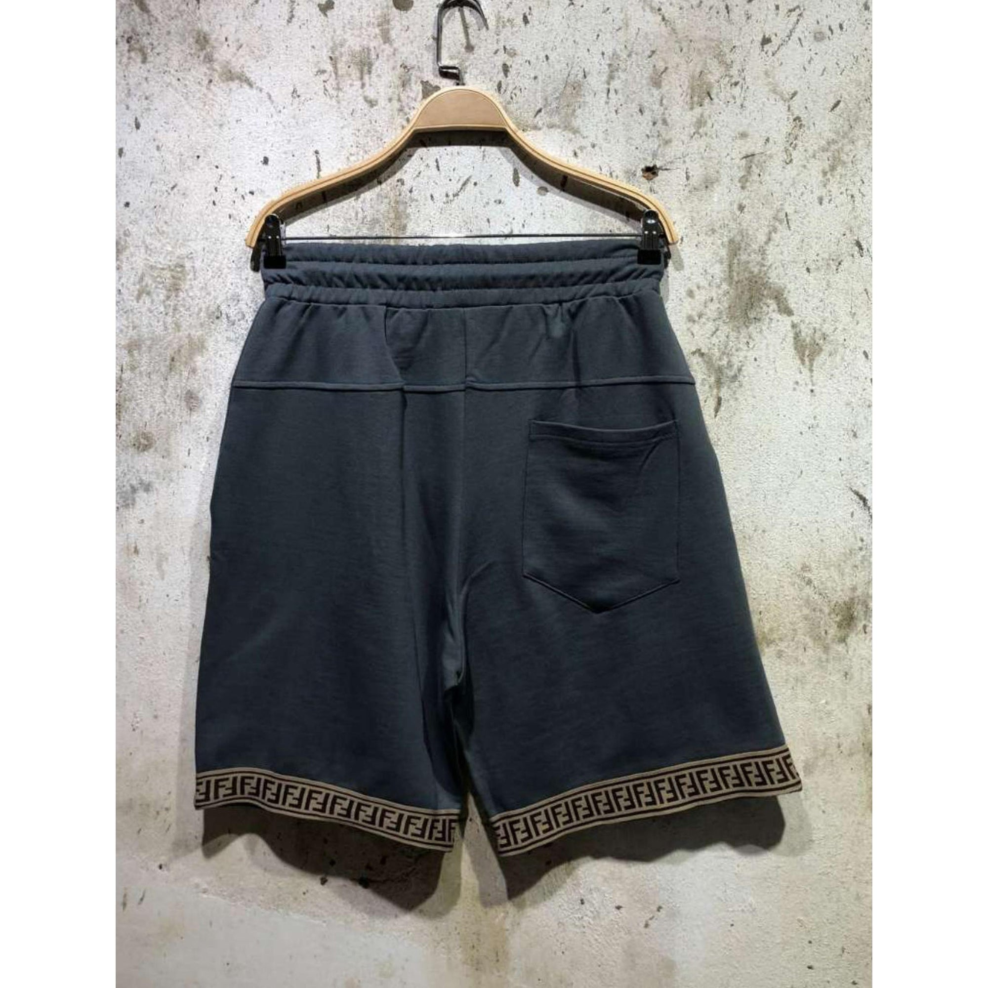 Dark Grey Cotton Shorts