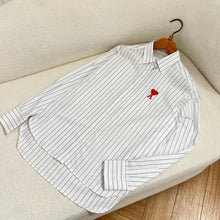 White Women Cotton Shirt with Embroidered Logo