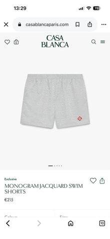 Monogram Jacquard Swim Shorts