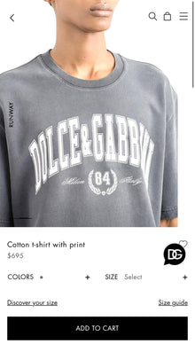 Grey Oversized T-shirt