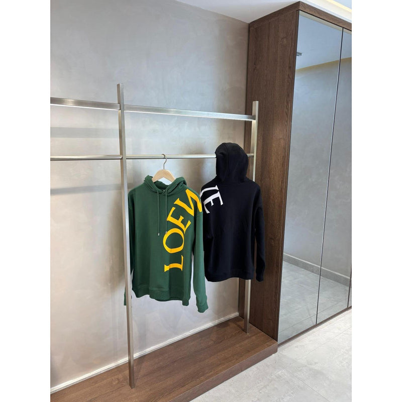 Black & Green Oversized Hoodie