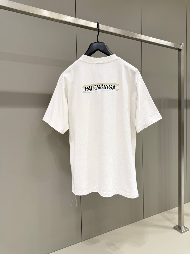 White Cotton T-shirt