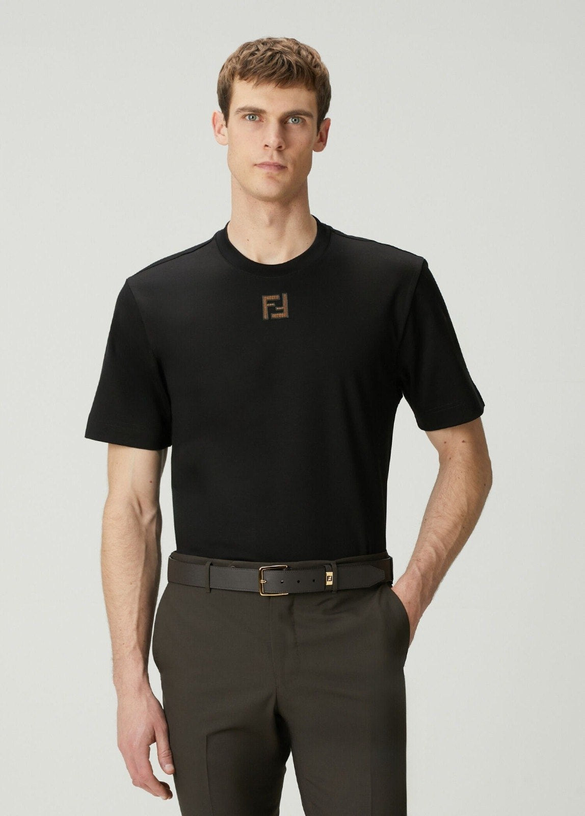 Black Cotton T-shirt