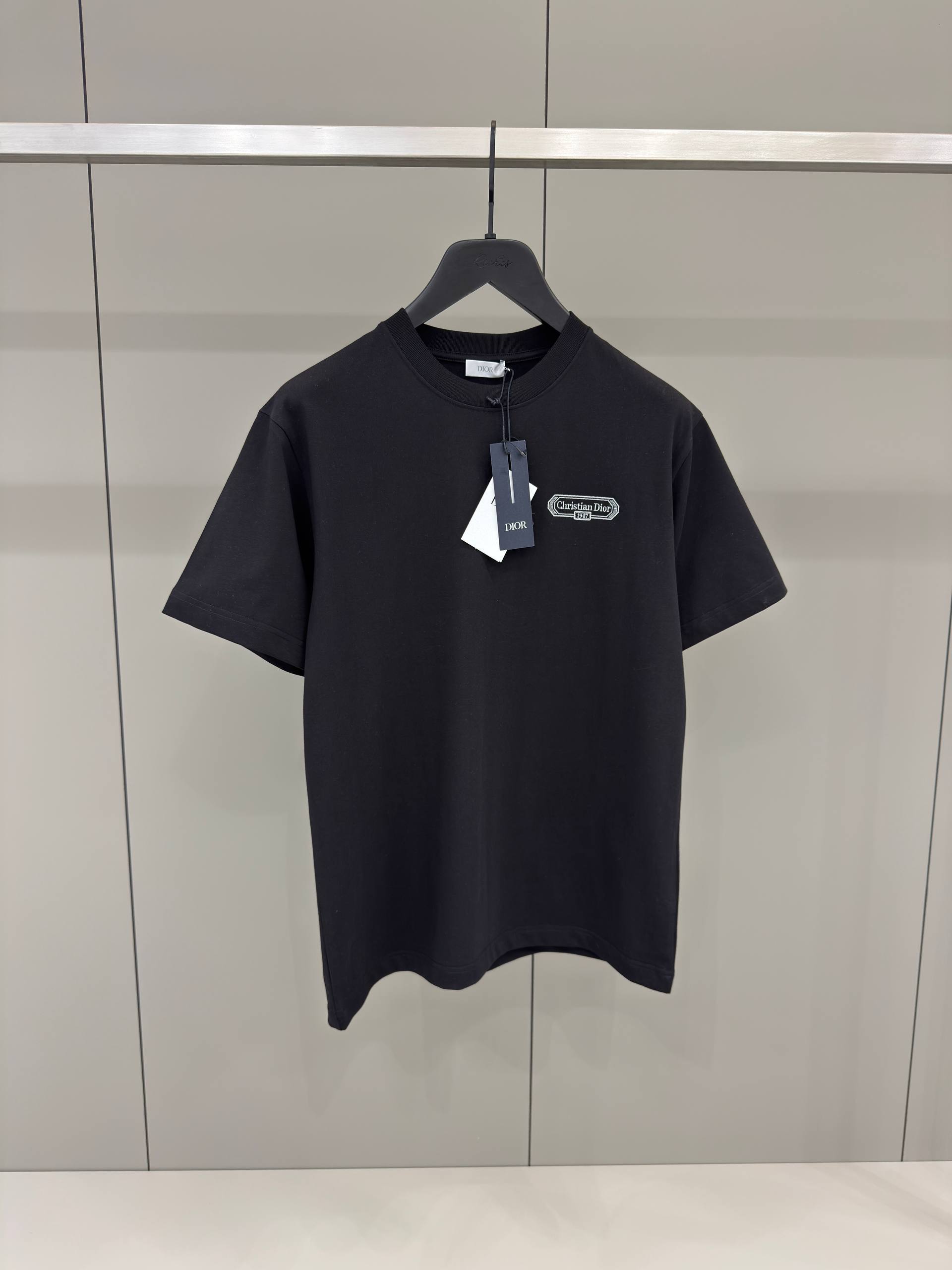 Black Cotton T-shirt