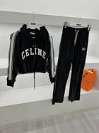 Black Women Cotton Tracksuit