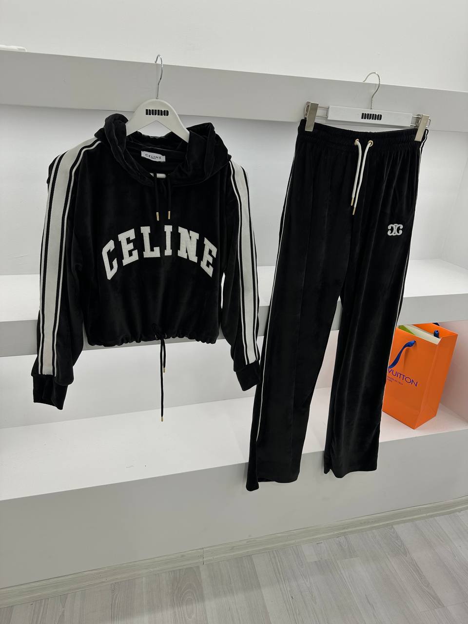 Black Women Cotton Tracksuit