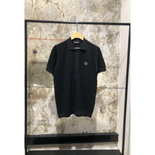 Black Cotton Polo Shirt