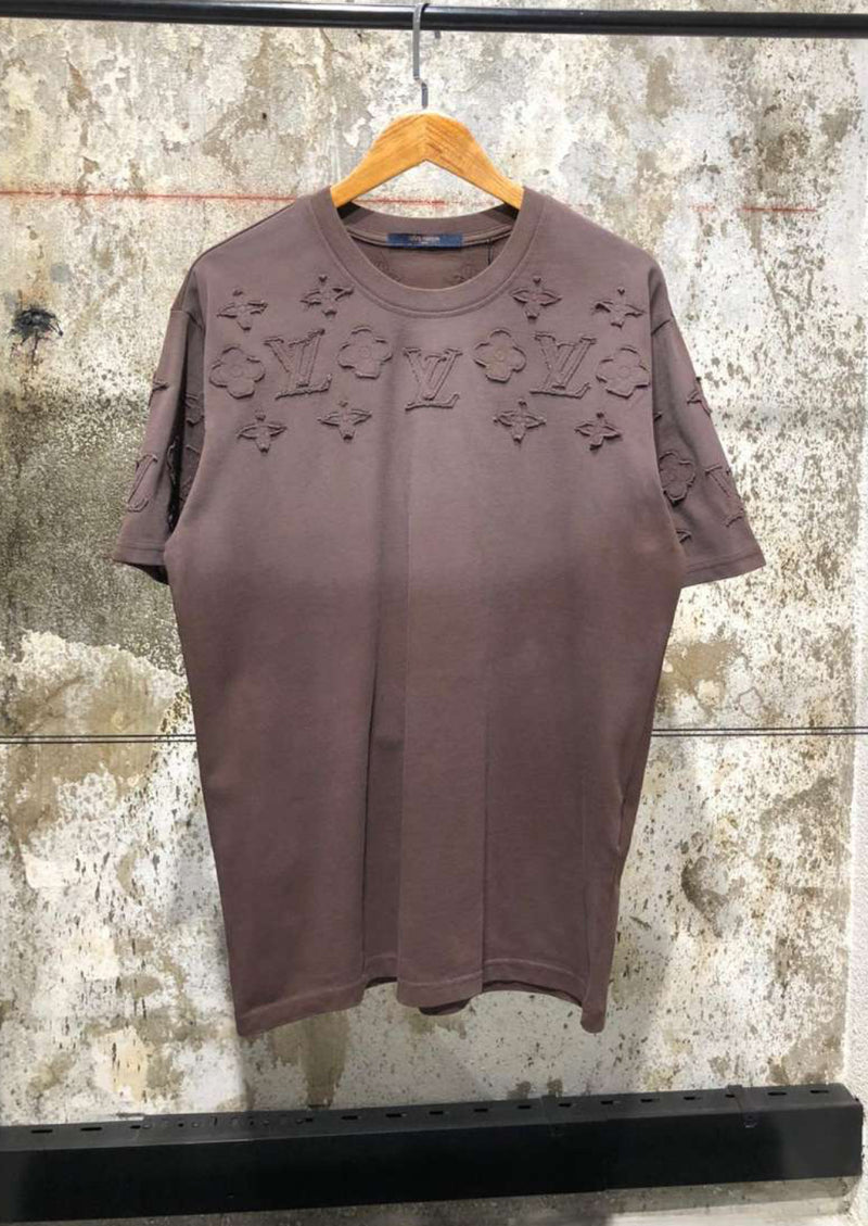 Brown Cotton T-shirt