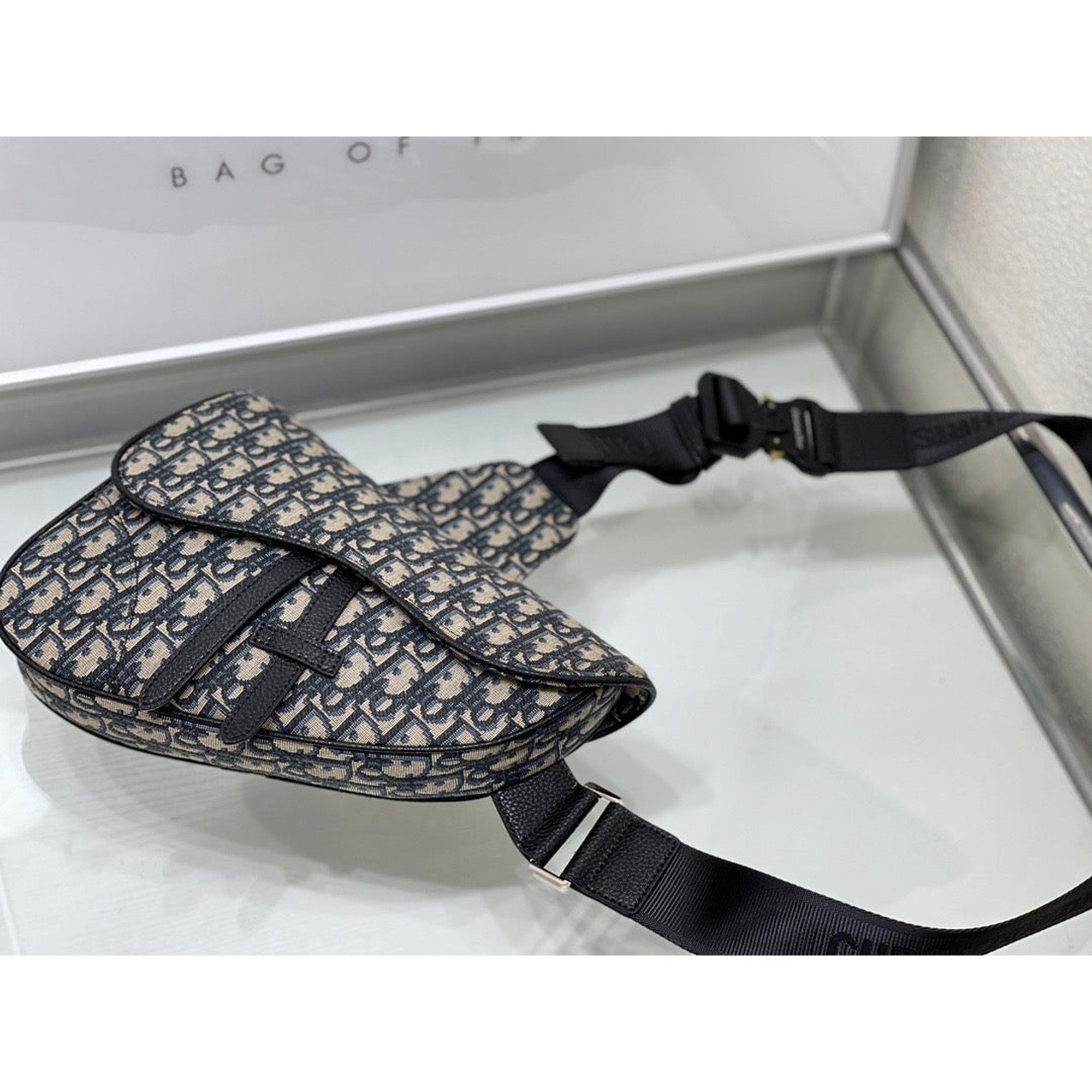 Beige Monogram Saddle Bag (Box included)