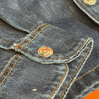 Dark Blue Denim Shirt Jacket
