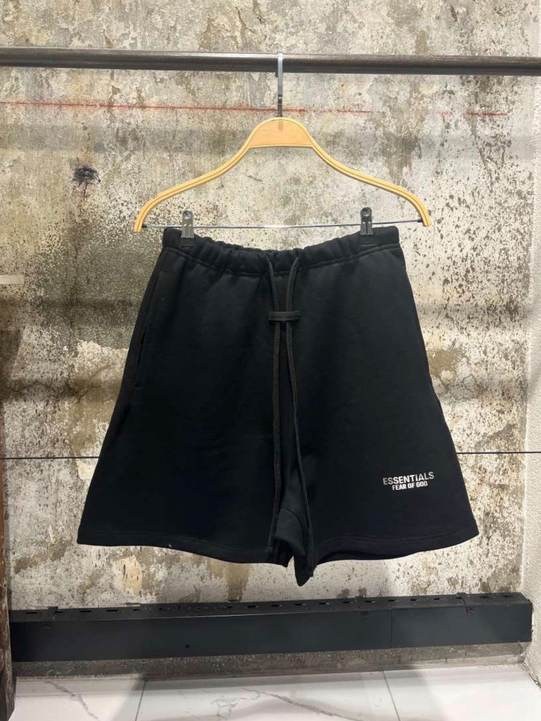 Black Cotton Shorts